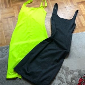 Two Zara midi dresses